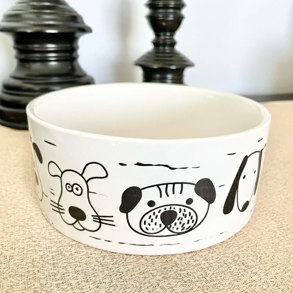 NWT GOOD DOG Ceramic Pet Bowl